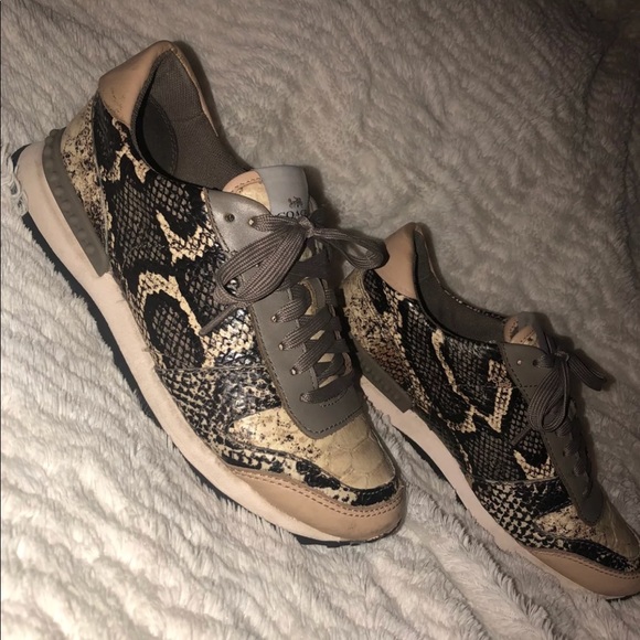 COACH SNAKESKIN FASHION SNEAKERS - Picture 4 of 6